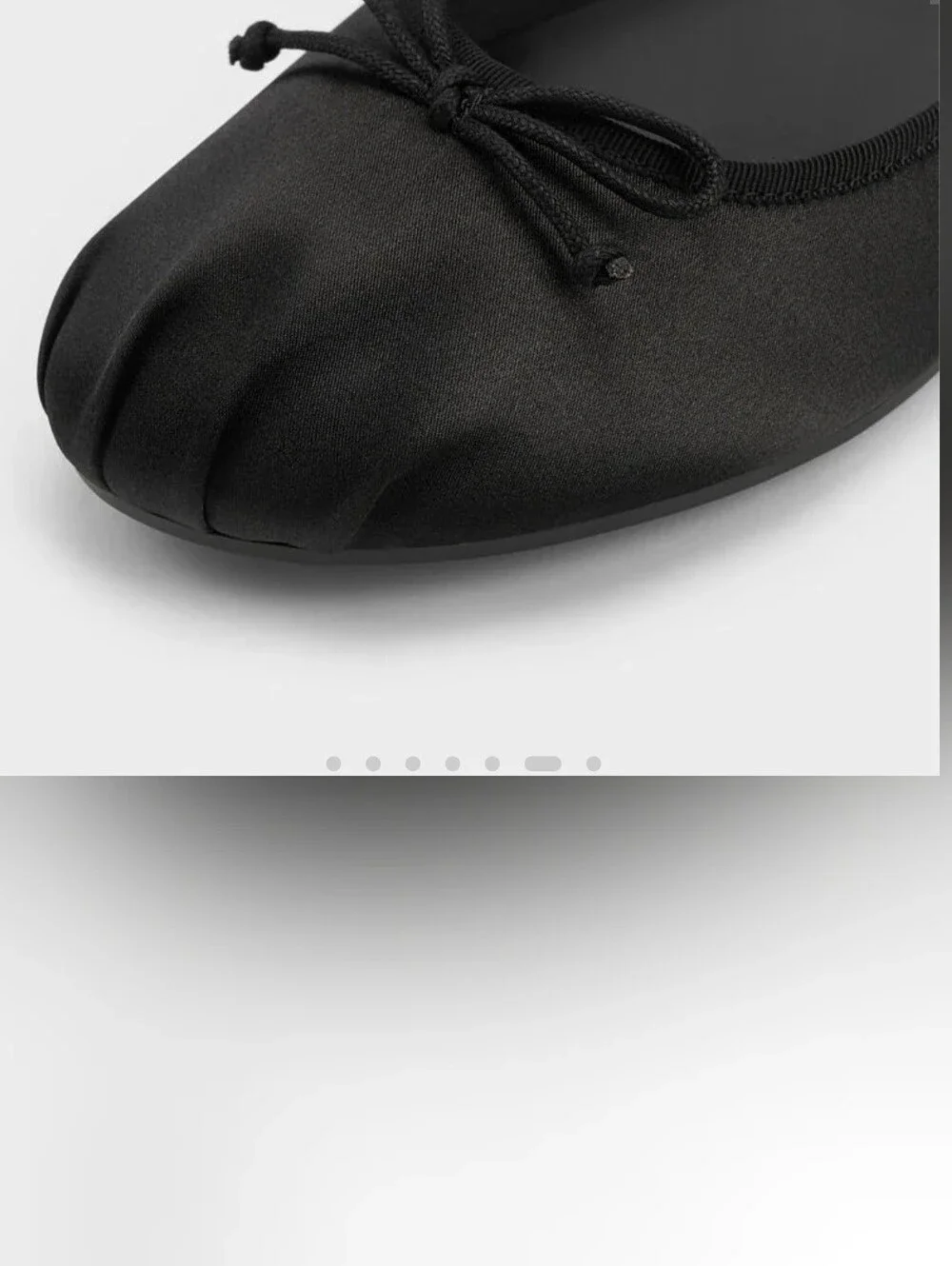 Charles & Keith Black Mary Jane Ballet Flats with Ankle Strap